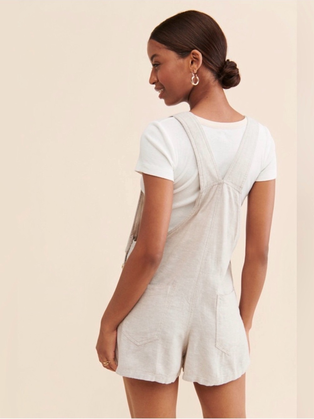 We Wore What- women’s shortalls size small - Picture 2 of 5